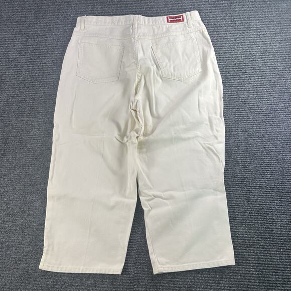 Women’s Galton Jeanswear White Capri Jeans W34xL21 - Picture 3 of 8